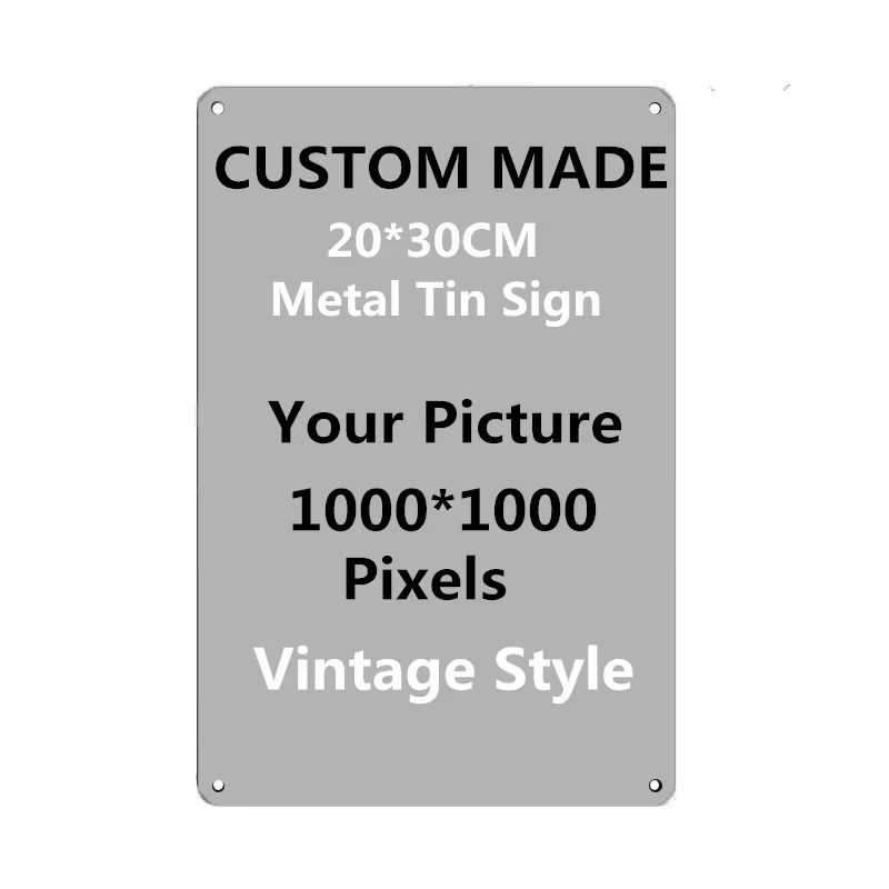 Vintage Collectible Plates - Plaque en métal personnalisée sur mesure