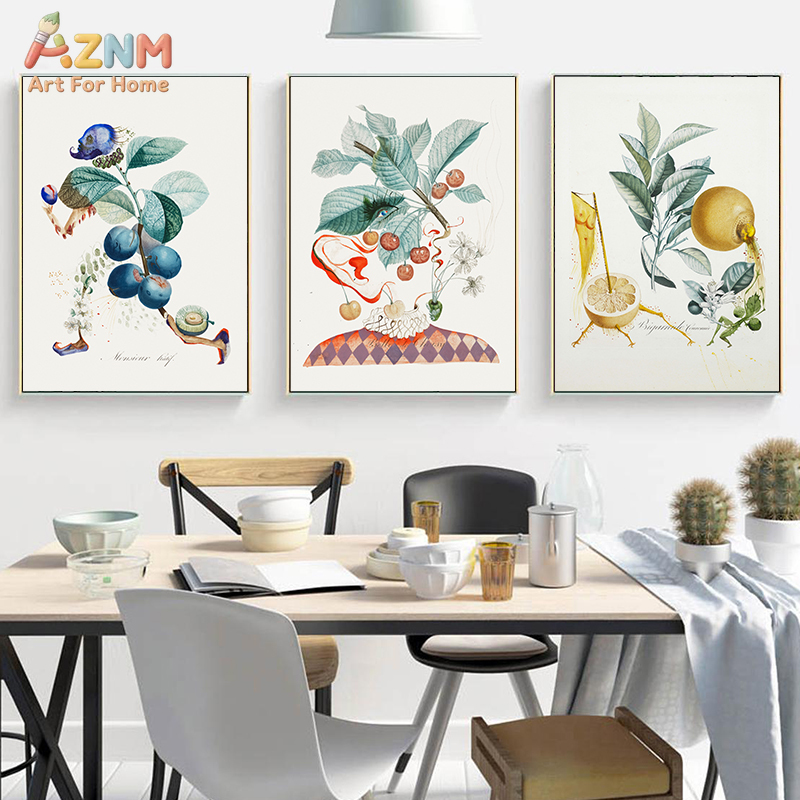 Vintage Things Collection - AZNM Tableau mural sur toile, motif