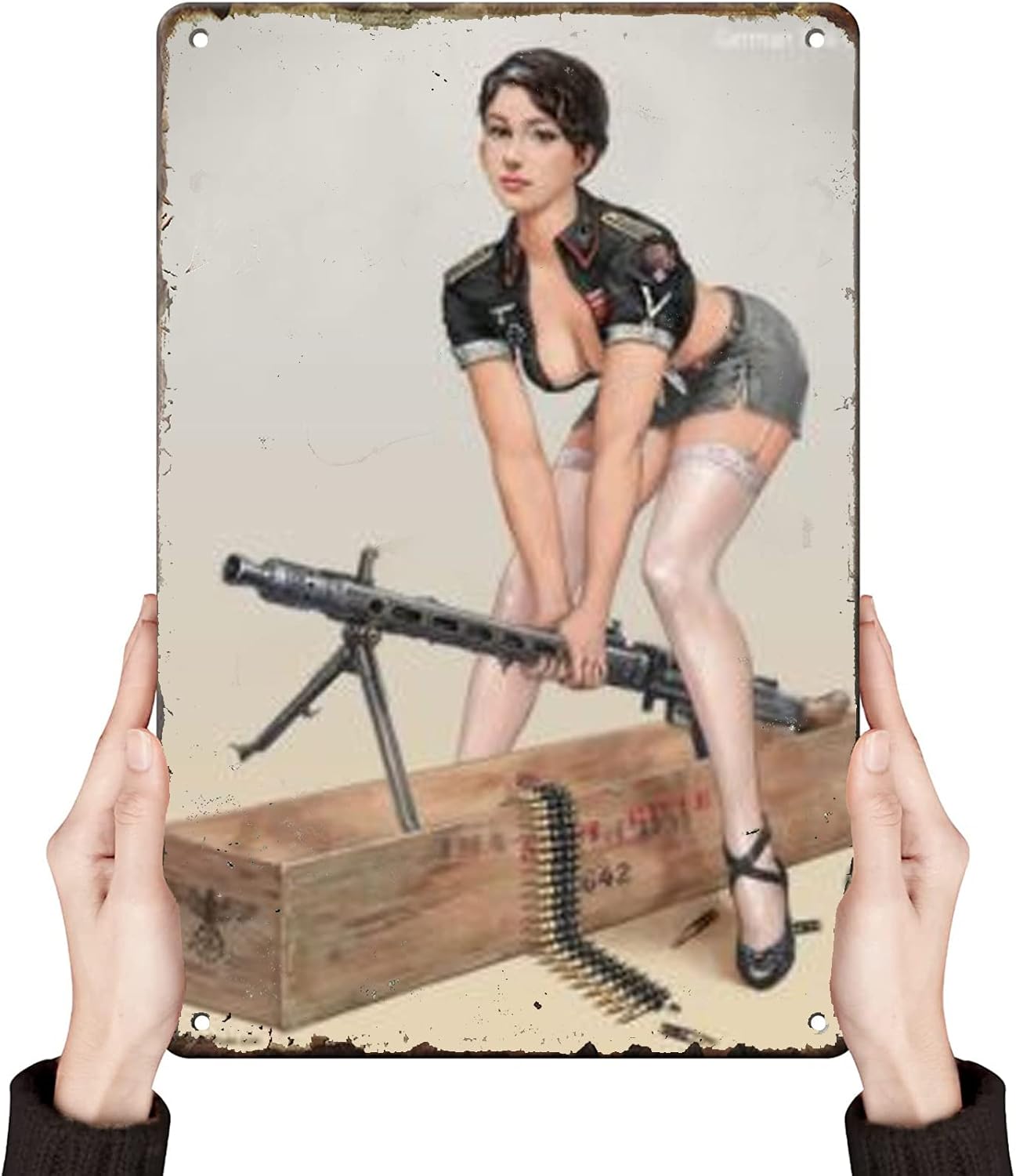 Vintage Collectible Plates - Décoration murale vintage rétro en aluminium,