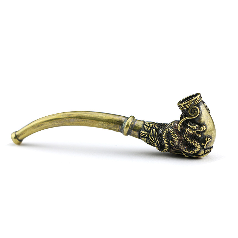 Vintage Collectible Furniture - Bong en cuivre fait à la