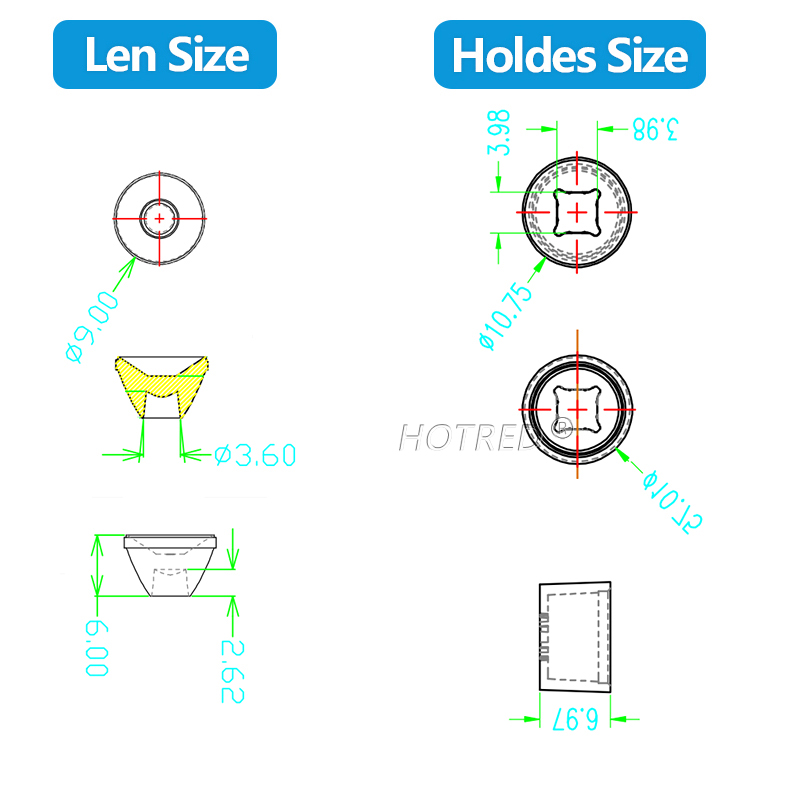 Lentilles pour Led 1W 3W 5W ré - Darkroom Enlarger Lens avis et prix
