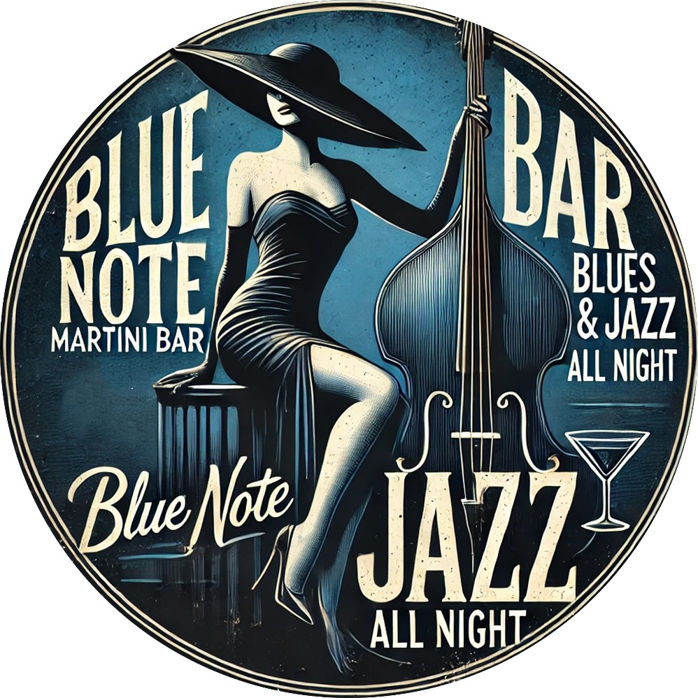 Blue Note Jazz Martini Bar Art - Vintage Collectible Plates avis et prix