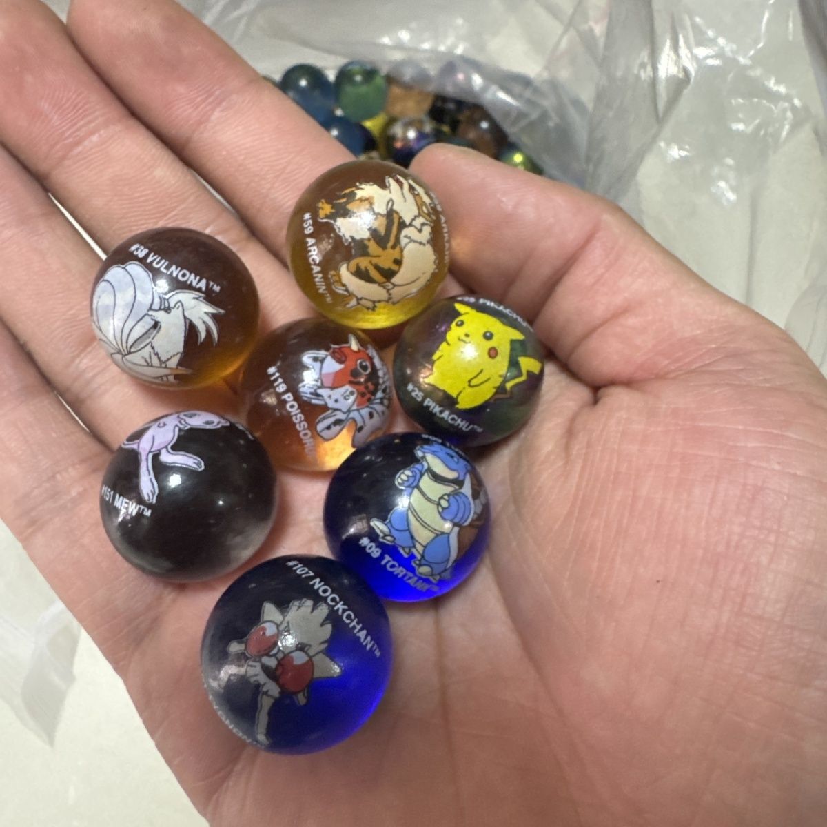 Marchandises Pokémon officiell - Vintage Collectible Marbles avis et prix