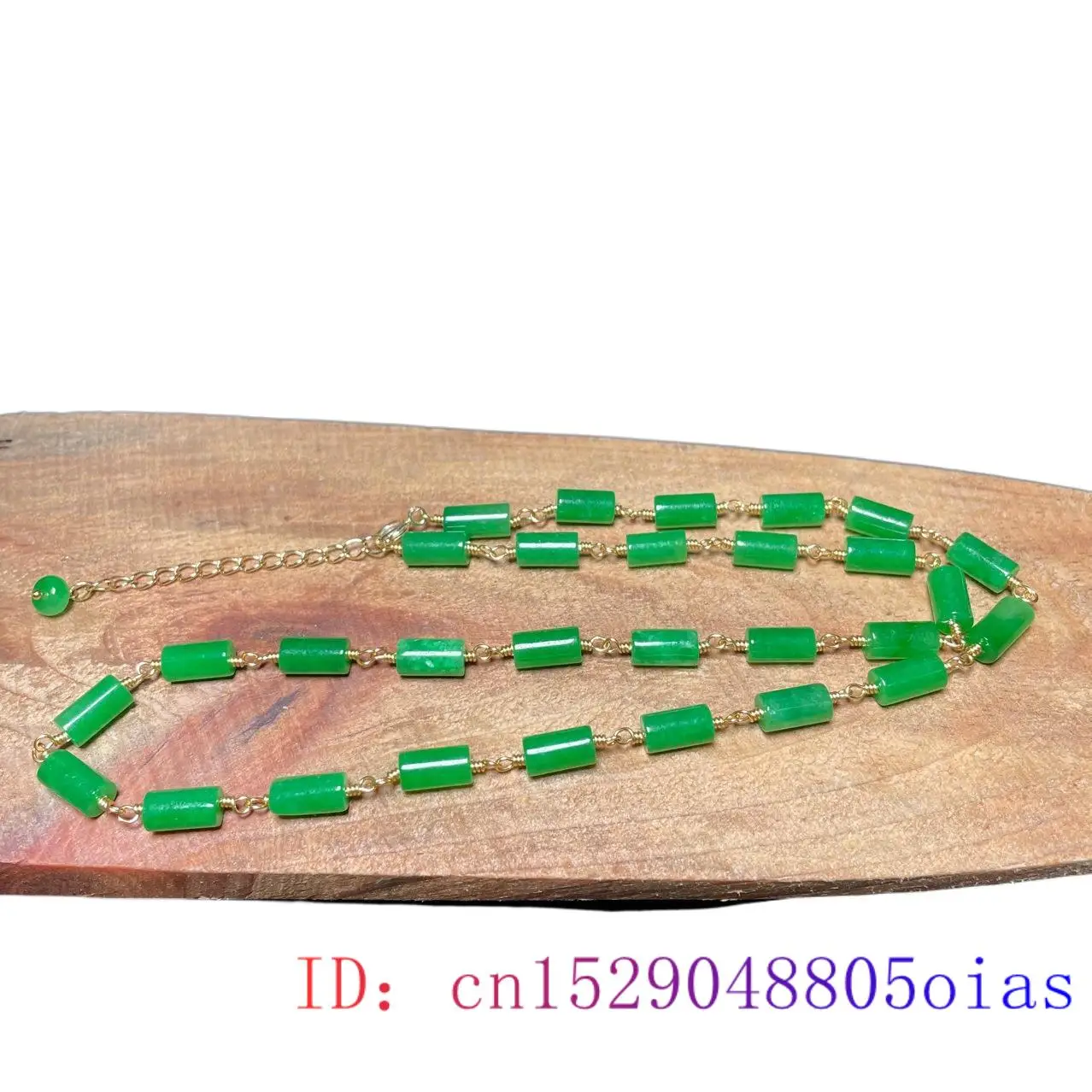 Collier de perles de Jade vert - Vintage Necklace avis et prix