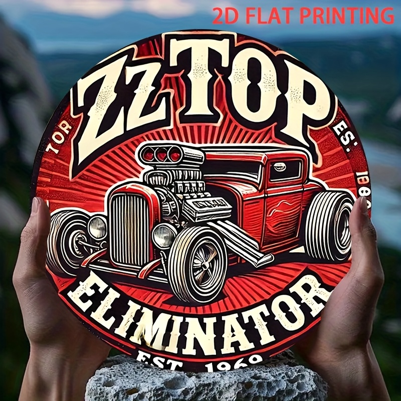 2D plat, 1 pièce ZZ Top Elimin - Vintage Collectible Plates avis et prix