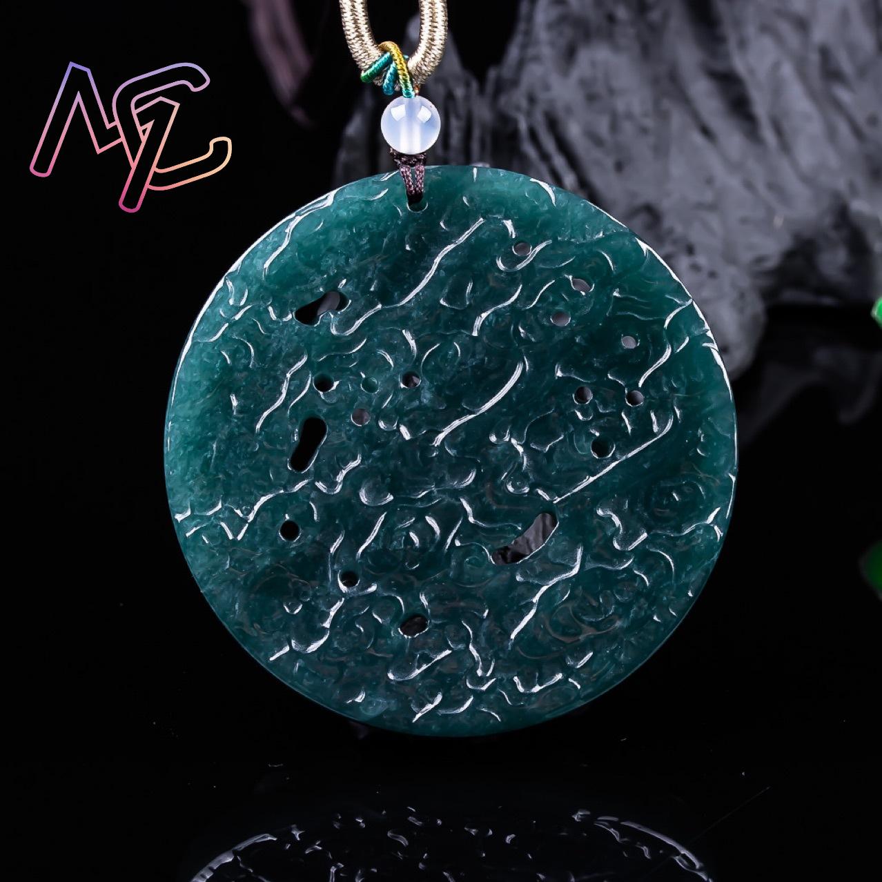 Collier pendentif Dragon en ja - Vintage Necklace avis et prix