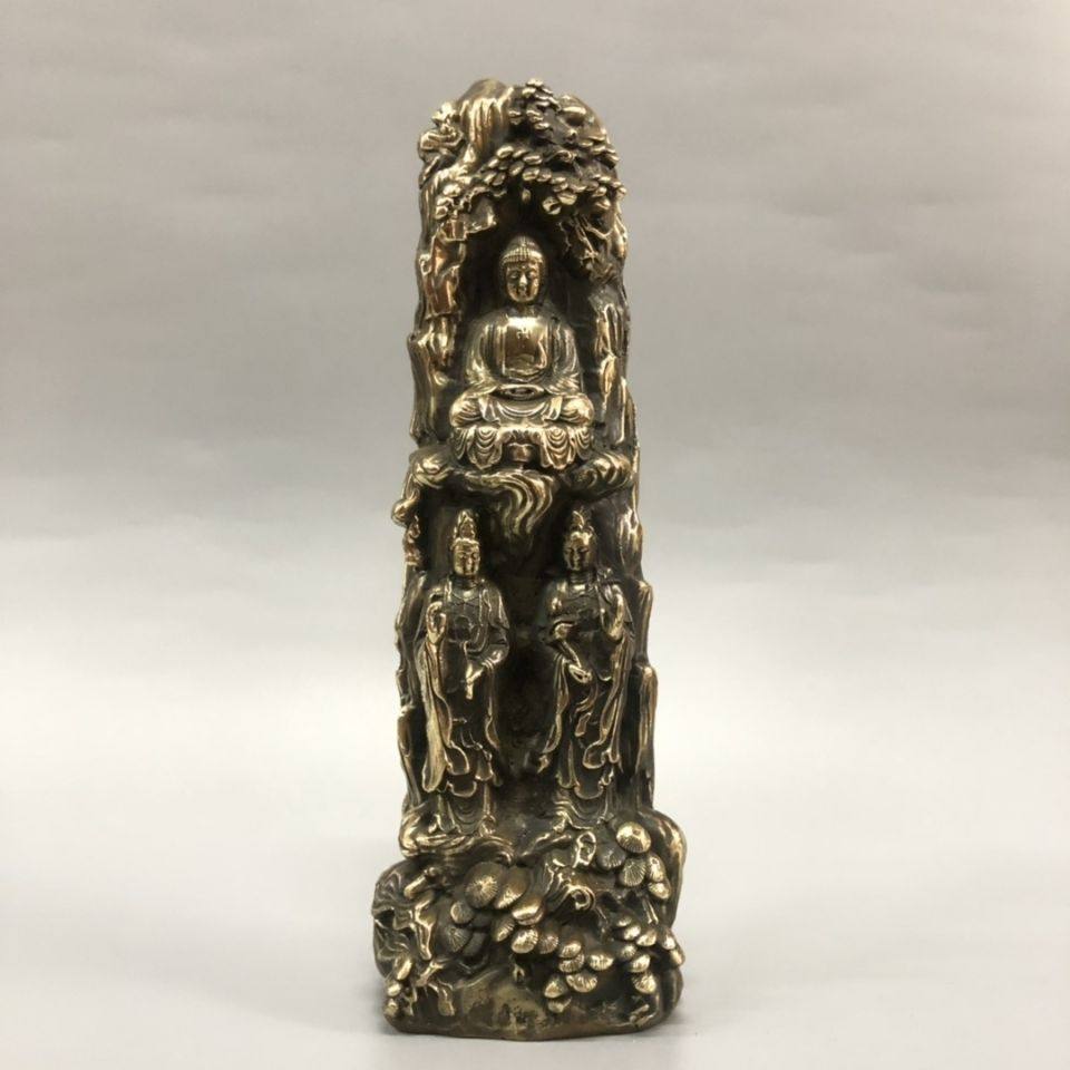 Bouddha à trois faces en bronz - Vintage Things Collection avis et prix