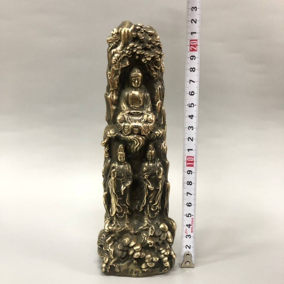 Bouddha à trois faces en bronz - Vintage Things Collection avis et prix