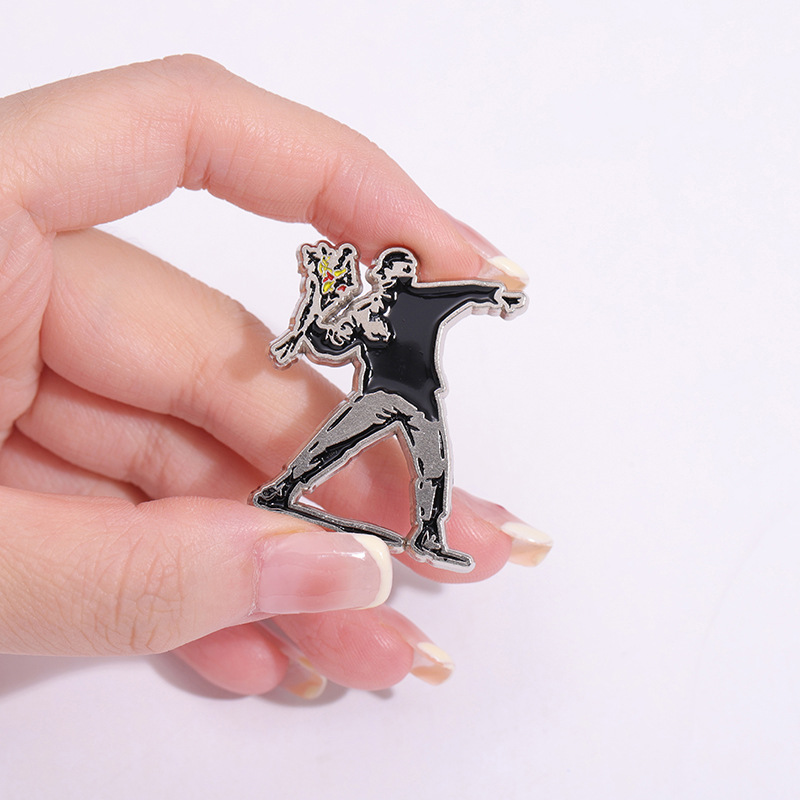 Broche vintage en alliage, mot - Vintage Things Collection avis et prix
