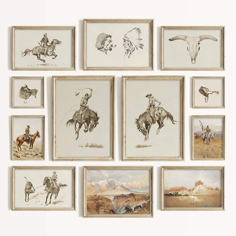 Décoration murale style cowboy - Vintage Things Collection avis et prix