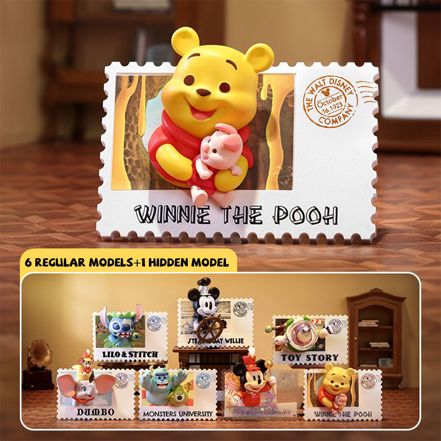 MINISO Disney Blind Box Série  - Collectible Vintage Disney Stamps avis et prix