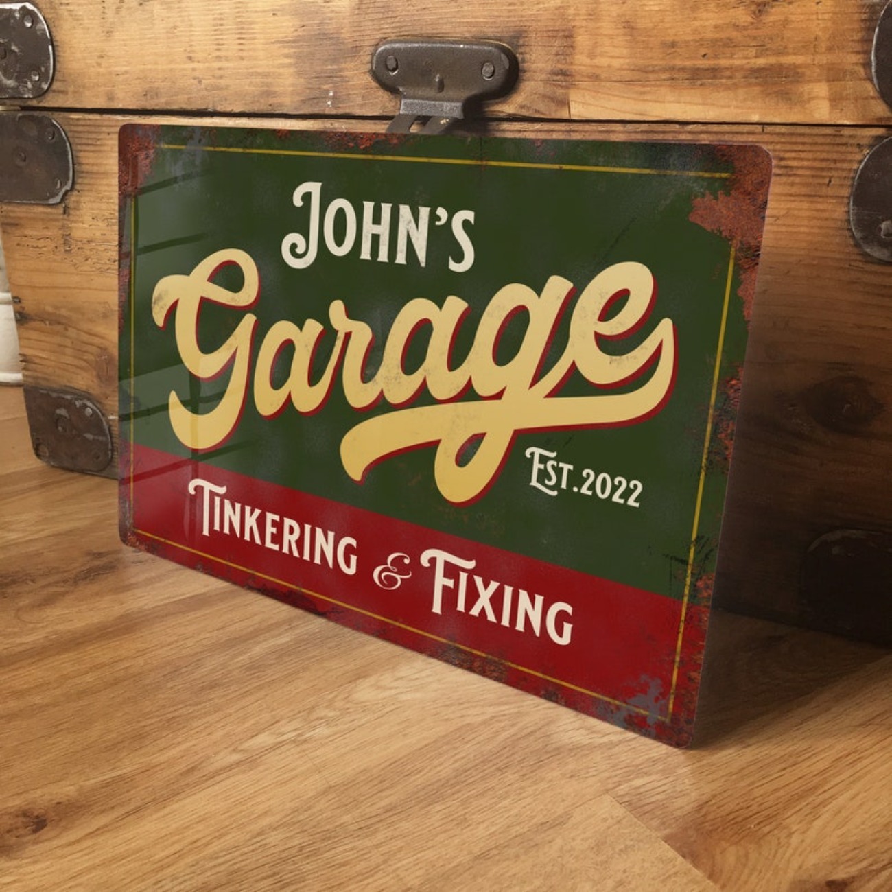Panneau métallique de garage p - Vintage Collectible Plates avis et prix