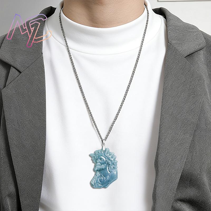 Collier pendentif prêtre en ja - Vintage Necklace avis et prix