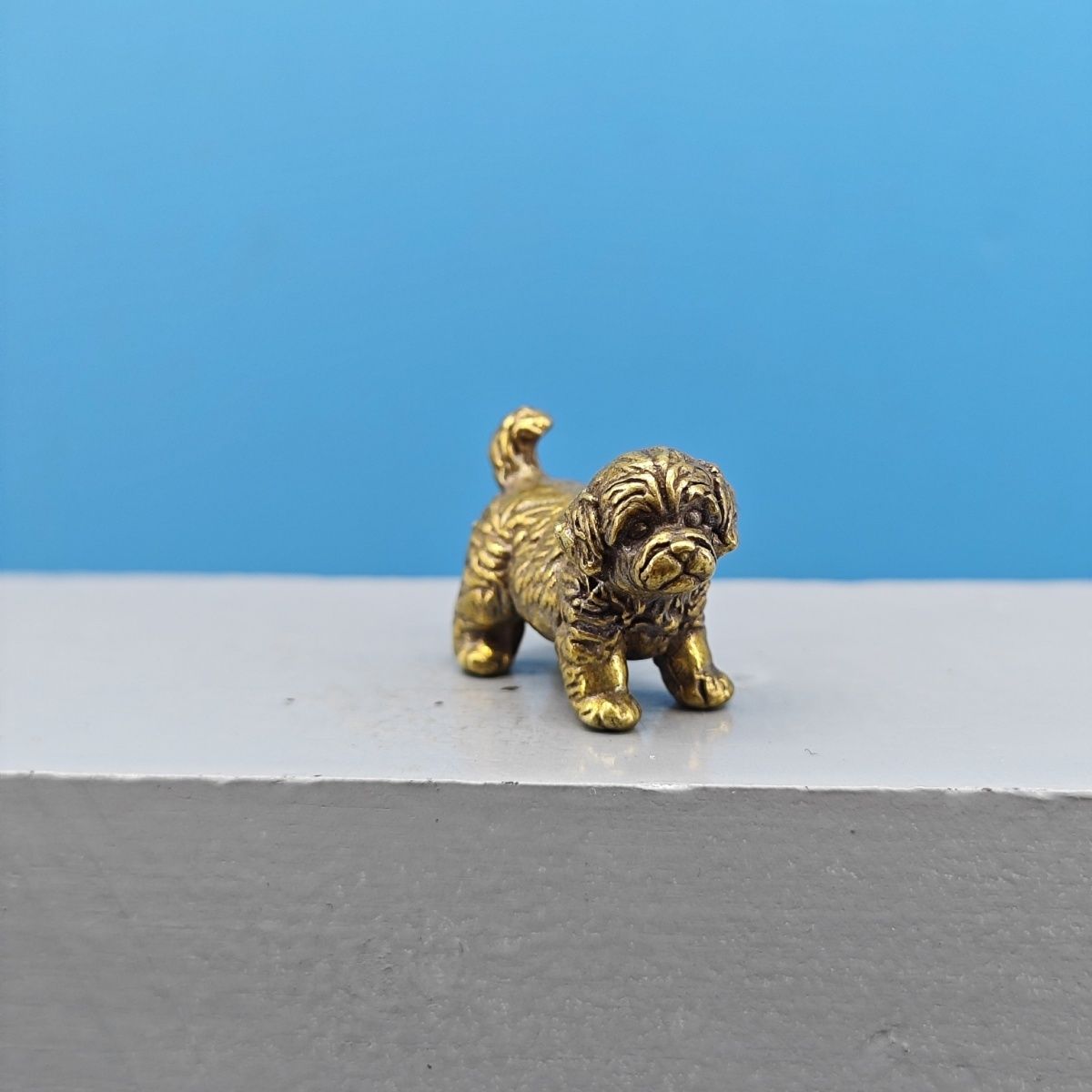 Miniature en laiton de chien b - Vintage Collectible Teddy Bears avis et prix