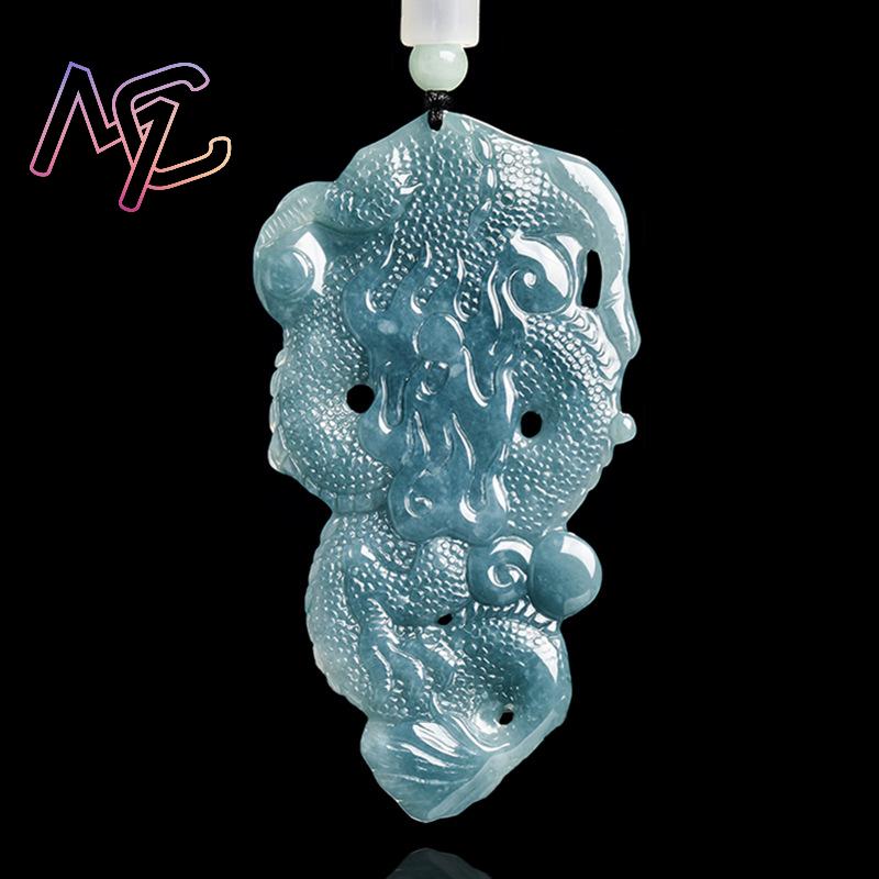 Myanmar jadéite Dragon pendent - Vintage Necklace avis et prix